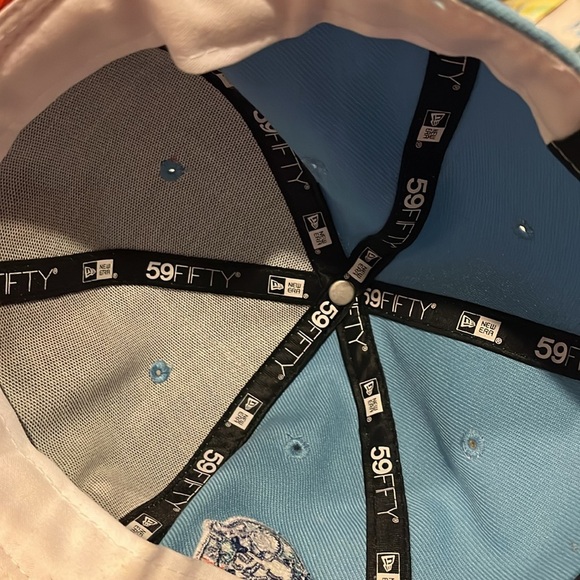 Men's Chicago Bears New Era Light Blue 1983 Pro Bowl Side Patch Orange - Picture 6 of 8